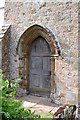 SP4230 : St James, Nether Worton, Oxon - Doorway by John Salmon