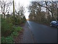 Looking along New Platt Lane towards Goostrey Lane