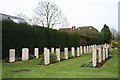 War graves in the graveyard