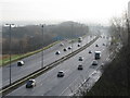 M74 north of Junction 5 (Raith Interchange)