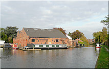 SK4430 : The Old Iron Warehouse at Shardlow, Derbyshire by Roger  D Kidd