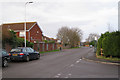 Strode Road at its junction with Mill Cross, Clevedon