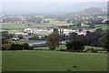 Llysfasi College from surrounding hills