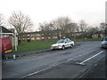 Approaching the junction of  Ovington and Arnold Roads