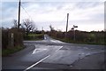 Crossroads near Lime Kiln Farm