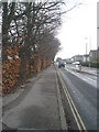 Looking eastwards in Derby Road