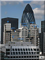 TQ3381 : Lloyds Building & The Gherkin by Oast House Archive