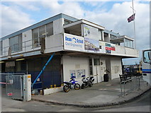 SX9256 : Brixham - Fish Market & Harbour Masters Office by Chris Talbot