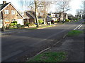 Approaching the junction of Corinthian Road and Vesta Way