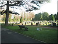 Seat within Eastleigh Cemetery