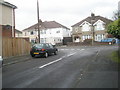 Looking from Browning Close into Kipling Road