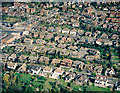 Aerial view of South Benfleet at bottom of Essex Way