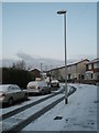 Lamppost in a snowy Ledbury Road