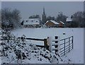 Field near Woolpit in the snow