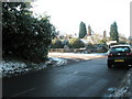 Approaching the junction of  Bannister Close and Wheeler Lane