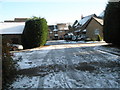 An icy scene on the Newlands Estate