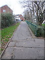 Footpath from Claremont to Almond Drive, Malpas, Newport