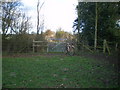 Bridleway gate at Atchley