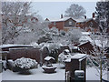 Snow scene - front room view