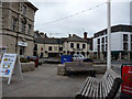 Pedestrianised area outside Swanage Heritage Centre