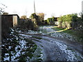 Mid section of the footpath from Chidham Lane to Steels Lane