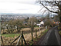 Descending from Kinnoull Hill