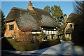 Thatched cottages in Gretton