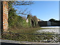 Remains of walled garden at Michelgrove