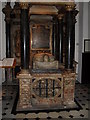 Splendid tomb memorial within Holy Trinity, Guildford