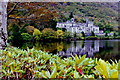 L7458 : Connemara - Kylemore Lough and Abbey by Joseph Mischyshyn