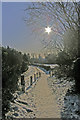 The Street, Betchworth, in snow