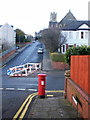 Edward VII postbox on the corner of Hilla Road and Bryngwyn Road, Newport