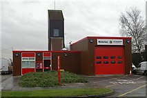 SK7793 : Misterton fire station by Kevin Hale