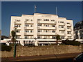 Bournemouth: the art-deco frontage of the Cumberland