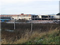 Factory demolition, Fletchamstead Highway