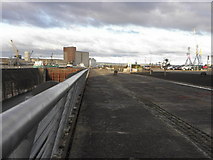 J3576 : Long side Thompson Graving Dock,Belfast. by HENRY CLARK