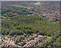 Aerial view of Coombe Wood, Benfleet