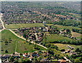 Aerial view of the water Tower and Thundersley Common