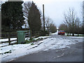 Lower Burston Farm entrance