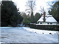 Entrance to Abbey at Aston Abbotts