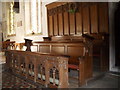 Choir stalls at St Mary, East Lavant