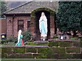 Statues by Catholic Church, Vale Road