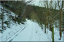 SJ1843 : A wintery track by John Haynes