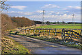 Farm road at Bonemill Bridge - Sleaford