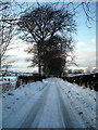 Snow Covered Minor Road