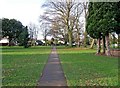 Stourport War Memorial Park - footpath to Lickhill Road