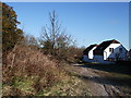 Path behind Lewes Prison