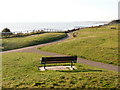 Boscombe: an Overcliff bench with a view