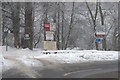 Signs, entering Kenmore