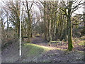 Path along former railway trackbed,  Malpas